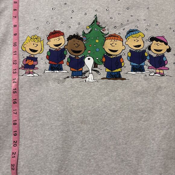 Peanuts Charlie Brown Light-Up Holiday Crewneck Sweatshirt Size XXL - Picture 11 of 16